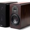 Micca Bookshelf Speakers Dark Walnut Design-0