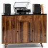 MEVOSTO Bookshelf Speakers Wood Brown 36W RMS-6