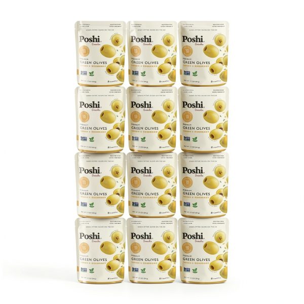 Olives OLOVES Green Snack Lemon Rosemary 12 Pack-1