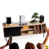 Orroplus Powered Bookshelf Speakers Wooden 2.0 Channel-1