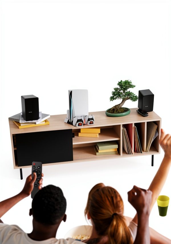 Orroplus Powered Bookshelf Speakers Wooden 2.0 Channel-1
