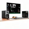 Majority D40 Bookshelf Speakers Wood-2
