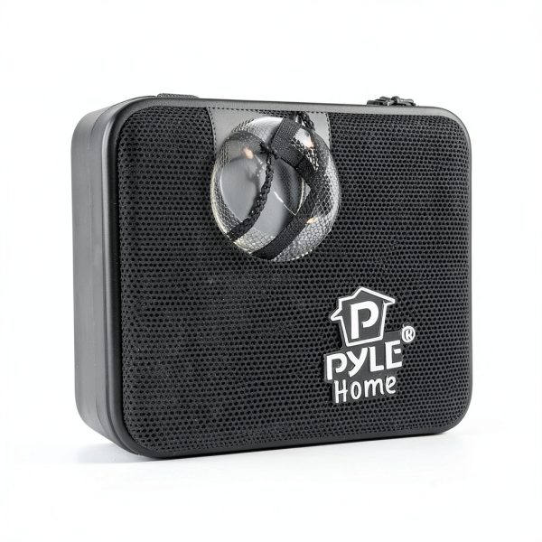 PCB4BK Bookshelf Speakers by - 4 Inch Plastic Black-5