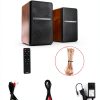 BT25-BW Bookshelf Speakers Bluetooth 5.3 Wood-7