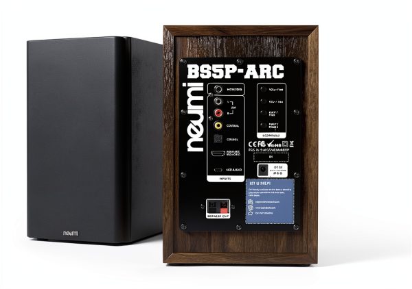 Bluetooth Bookshelf Speaker NEUMITECH BS5P-ARC Wood-1