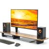 BESTISAN SR80 Bookshelf Speakers Wood Classic Design-6