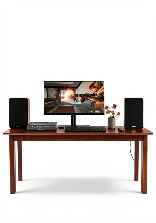 MEVOSTO Bookshelf Speakers Wood Brown 36W RMS-3