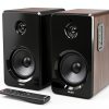 Majority D40 Bookshelf Speakers Wood-0