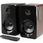 Majority D40 Bookshelf Speakers Wood-0