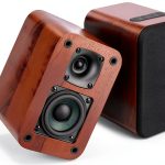 RIOWOIS Powered Bookshelf Speakers Active Bookshelf Speaker-0