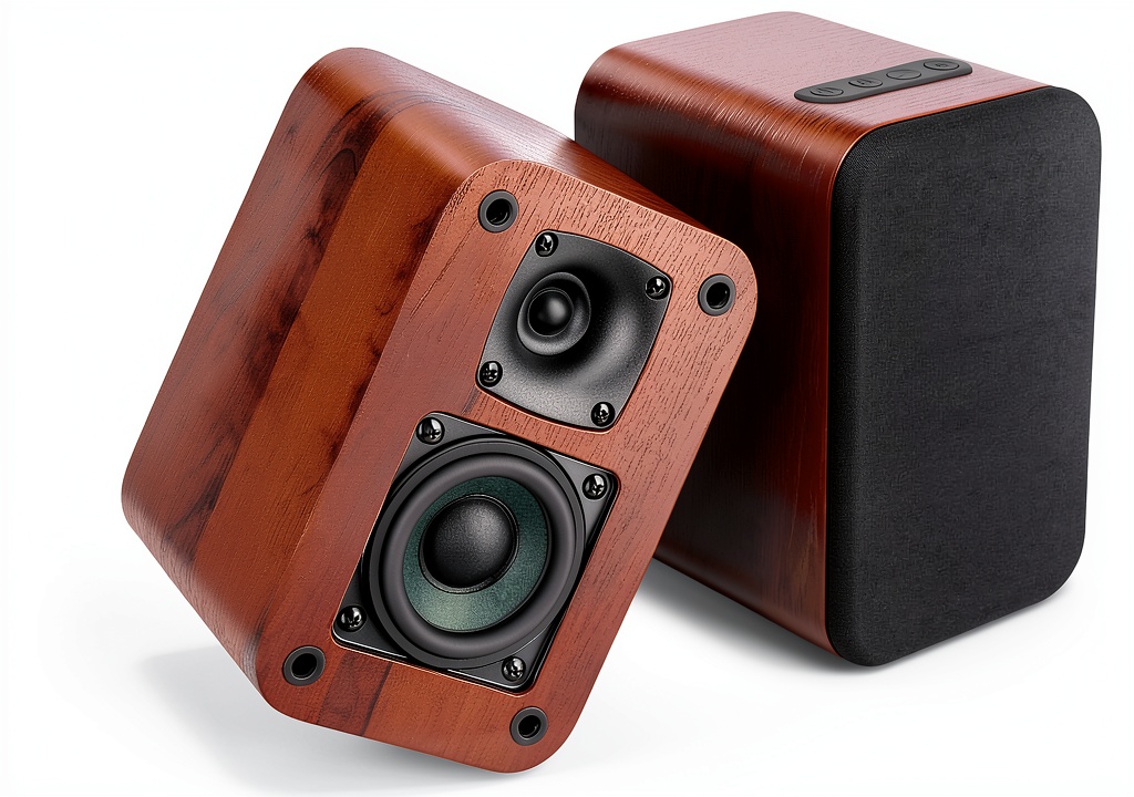 RIOWOIS Powered Bookshelf Speakers DS6701NP
