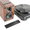 RIOWOIS Powered Bookshelf Speakers Active Bookshelf Speaker-4