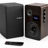 Orroplus Powered Bookshelf Speakers Wooden 2.0 Channel-0