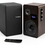 Orroplus Powered Bookshelf Speakers Wooden 2.0 Channel-0