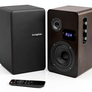 Orroplus Powered Bookshelf Speakers Wooden 2.0 Channel-0