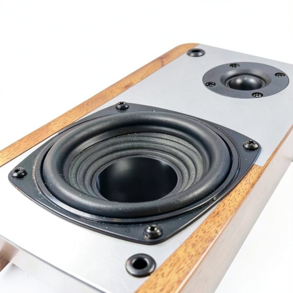 BT25-BW Bookshelf Speakers Bluetooth 5.3 Wood-1