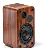MEVOSTO Bookshelf Speakers Wood Brown 36W RMS-2