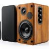 MEVOSTO Bookshelf Speakers Wood Brown 36W RMS-0