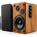 MEVOSTO Bookshelf Speakers Wood Brown 36W RMS-0