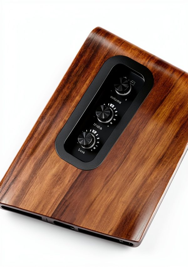MEVOSTO Bookshelf Speakers Wood Brown 36W RMS-5