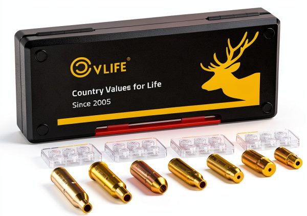 CVLIFE Laser Boresighter Kit for Handguns Black Modern Design-0