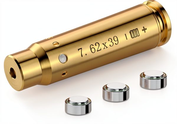 7.62x39mm Bore Sight MidTen Brass Red Dot-0