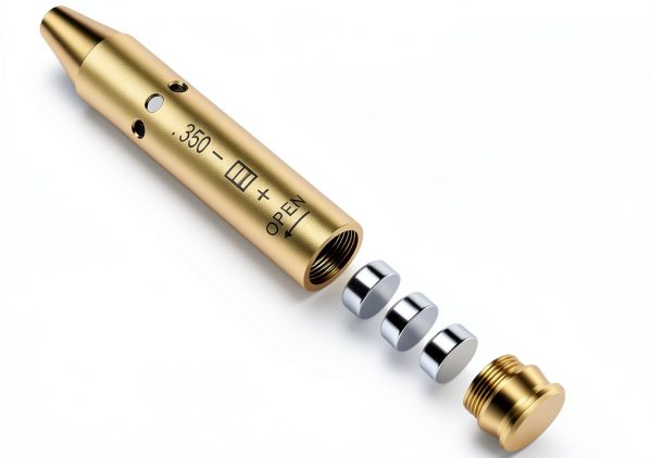 Tipfun Laser Bore Sight Gold Brass Integral Mount-4