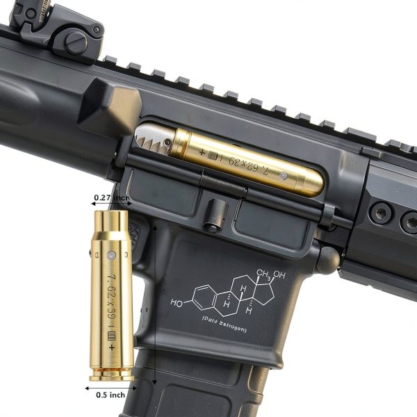 7.62x39mm Bore Sight MidTen Brass Red Dot-3