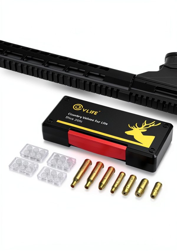 CVLIFE Laser Boresighter Kit for Handguns Black Modern Design-6