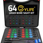 CVLIFE Green Laser Bore Sight Kit with 64 Caliber Adapters-0