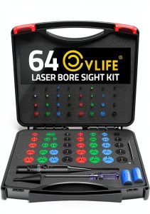 CVLIFE Green Laser Bore Sight Kit with 64 Caliber Adapters-0