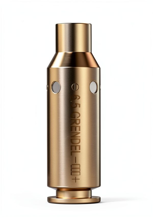 EZshoot 6.5 Grendel Laser Bore Sight with Brass Body and 6 Batteries-2