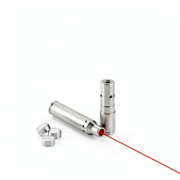 Feyachi Bore Sight Laser 9mm 223 5.56 Brass Red with Batteries-4
