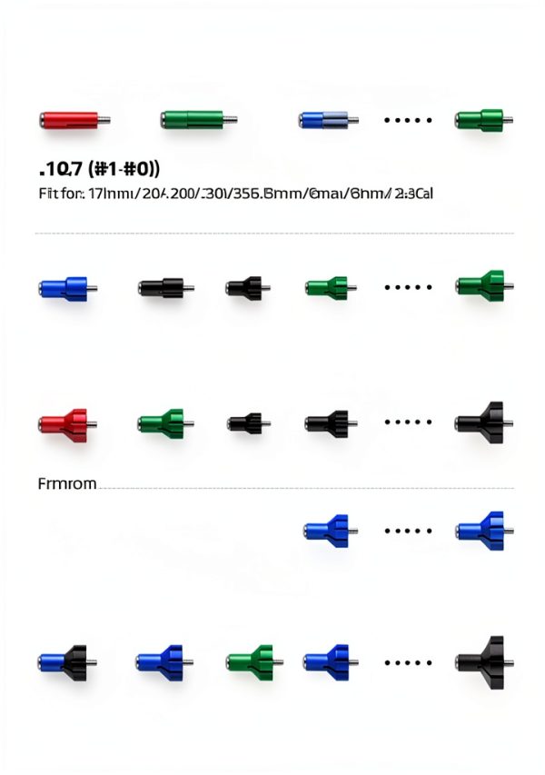 CVLIFE Green Laser Bore Sight Kit with 64 Caliber Adapters-4