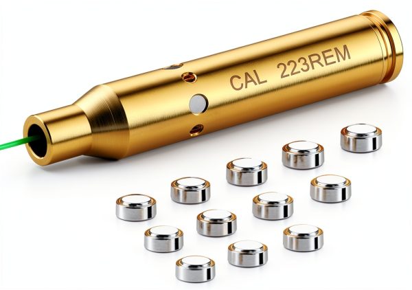 Laser Bore Sight MidTen 223 5.56MM Green Brass Hunting Boresighter-0