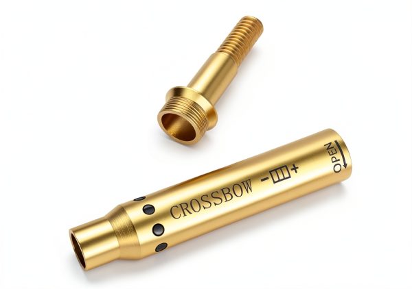 Tipfun Red Laser Crossbow Bore Sight Brass Bolt‑On 15‑100 yd-5