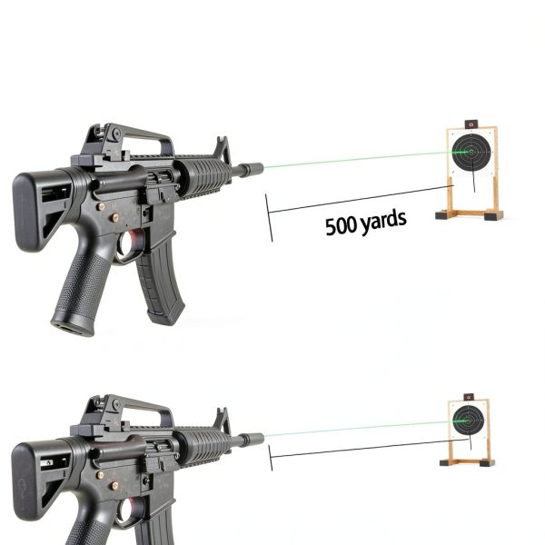 AEROSHOT Bore Sight Laser X03 Green 2x Magnification Minimalist Matte-4