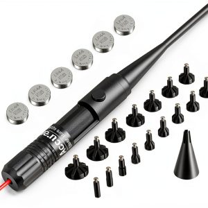 EZshoot Bore Sight Kit Red with Button Switch for .177 to 12GA-0
