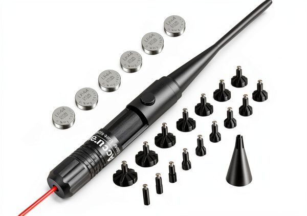 EZshoot Bore Sight Kit Red with Button Switch for .177 to 12GA-0