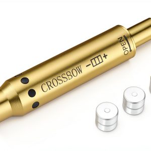 Tipfun Red Laser Crossbow Bore Sight Brass Bolt‑On 15‑100 yd-0