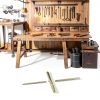 Brass Drift Punch Set 3-Piece XNManaWork Non-Marring 3/4-1/2-3/8-1