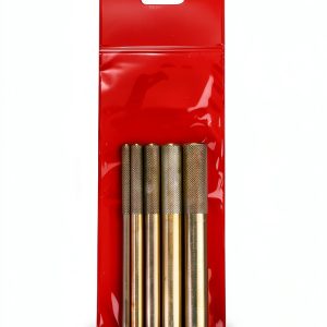 Groz 25850 Brass Drift 5pc Punch Set (6mm, 10mm, 12mm, 16mm and 19mm) with Pouch-0