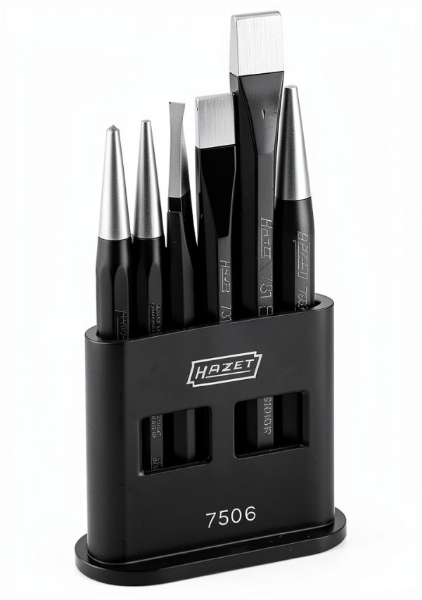 HAZET 750/6 Centre Chisel Drift Punch Set - Multi-Colour-0