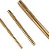Brass Drift Punch Set 3-Piece XNManaWork Non-Marring 3/4-1/2-3/8-4