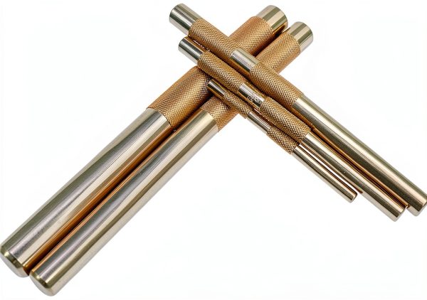 5 Pack Brass Drift Punch Tool Set Replace 67003-MAI 045256670034, 1/4 Inch 3/8 Inch 1/2 Inch 5/8 Inch 3/4 Inch Brass Punch Set-5