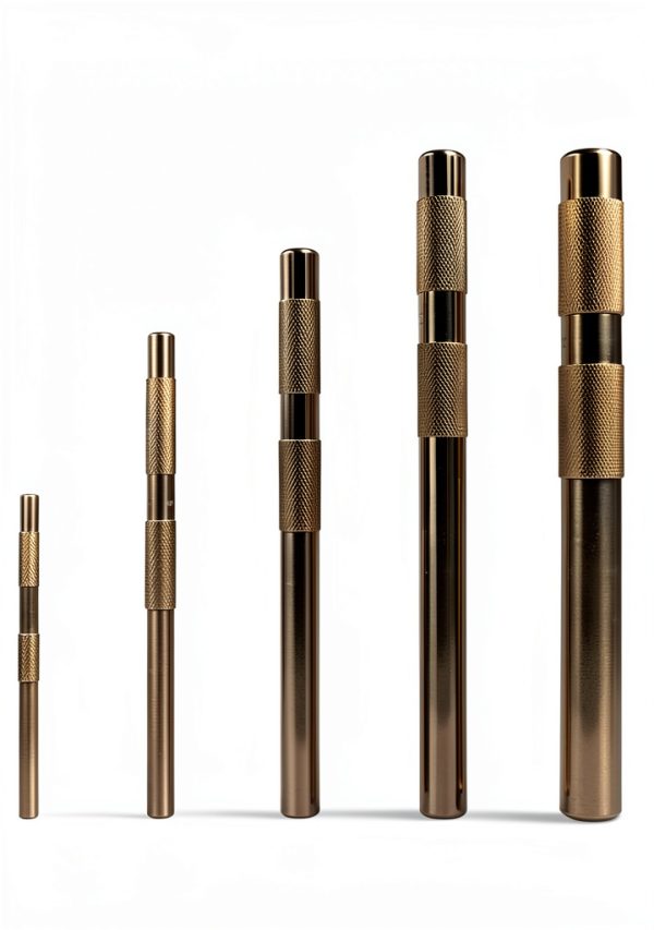 5 Pack Brass Drift Punch Tool Set Replace 67003-MAI 045256670034, 1/4 Inch 3/8 Inch 1/2 Inch 5/8 Inch 3/4 Inch Brass Punch Set-1