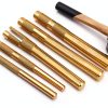 Brass Punch Set 5 Piece by CORRBPEN Orichalcum Brass Drift Punch Tools-3