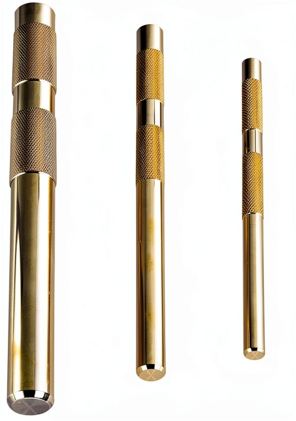 labwork 61360 3PCS Brass Drift Punch Set for Precision Hole Punching-1