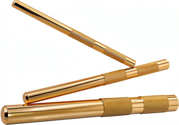 labwork 61360 3PCS Brass Drift Punch Set for Precision Hole Punching-5