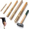 Brass Punch Set 5 Piece by CORRBPEN Orichalcum Brass Drift Punch Tools-0